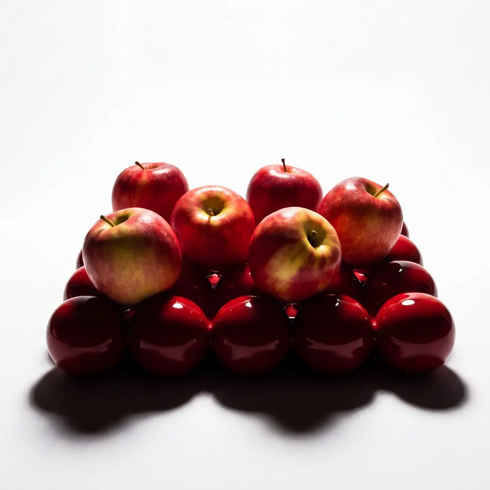 Platter and bowls - STILL LIFE Bowl - Vermillion - HOUBI