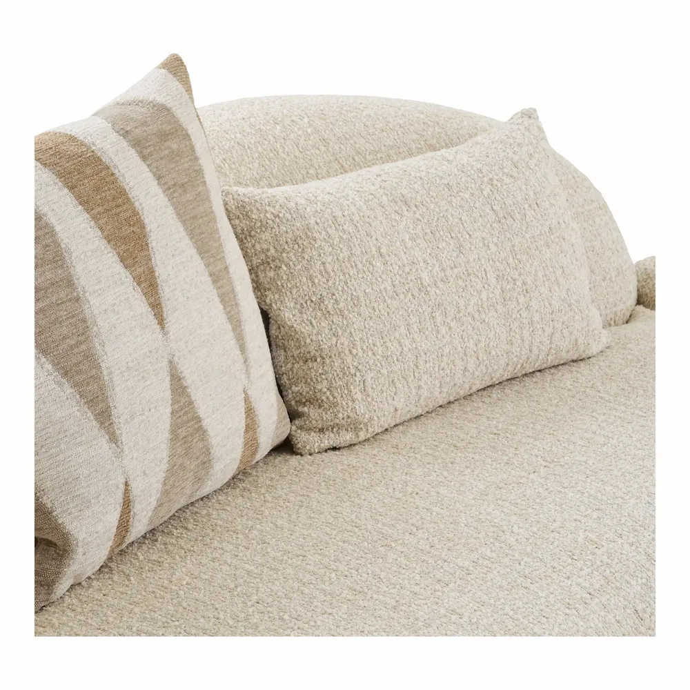 Sofas - Amol Sofa with 3 cushions, sand, HN1427 - HOUSE NORDIC