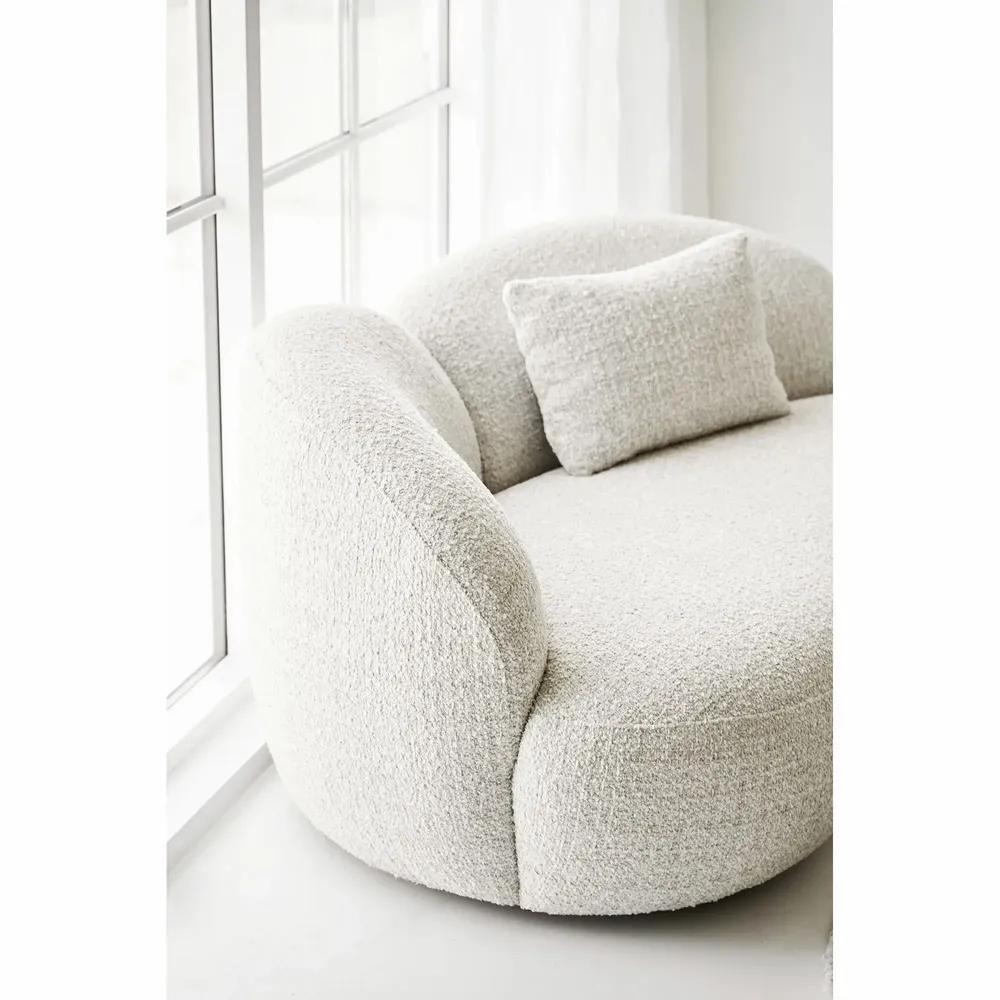 Sofas - Amol Sofa with 3 cushions, sand, HN1427 - HOUSE NORDIC