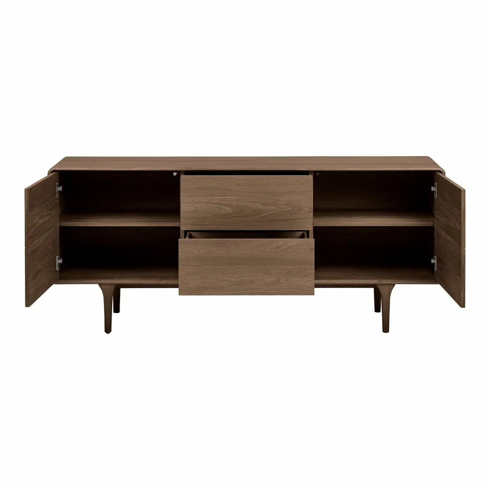 Buffets - Buffet Darwin, chêne, brun foncé, 180x45x75 cm - HOUSE NORDIC