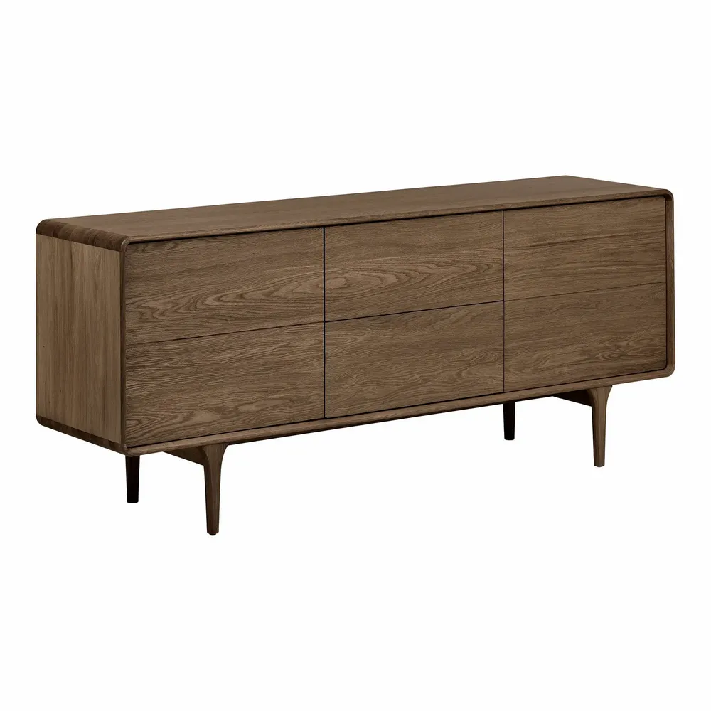 Buffets - Buffet Darwin, chêne, brun foncé, 180x45x75 cm - HOUSE NORDIC