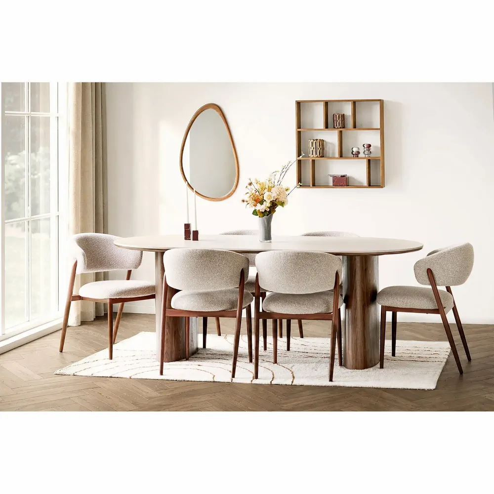 Rugs - Tampa Rug, cotton with print, beige, 200x300 cm - HOUSE NORDIC