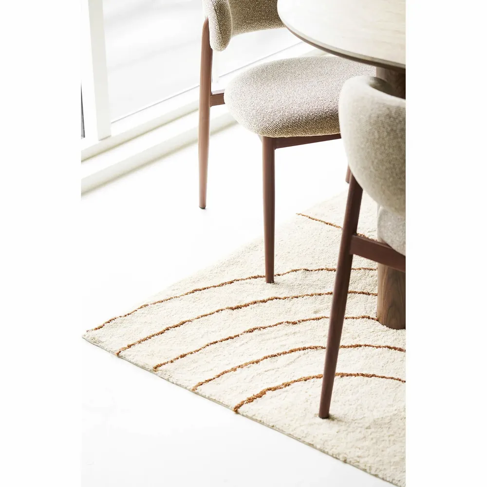 Rugs - Tampa Rug, cotton with print, beige, 200x300 cm - HOUSE NORDIC