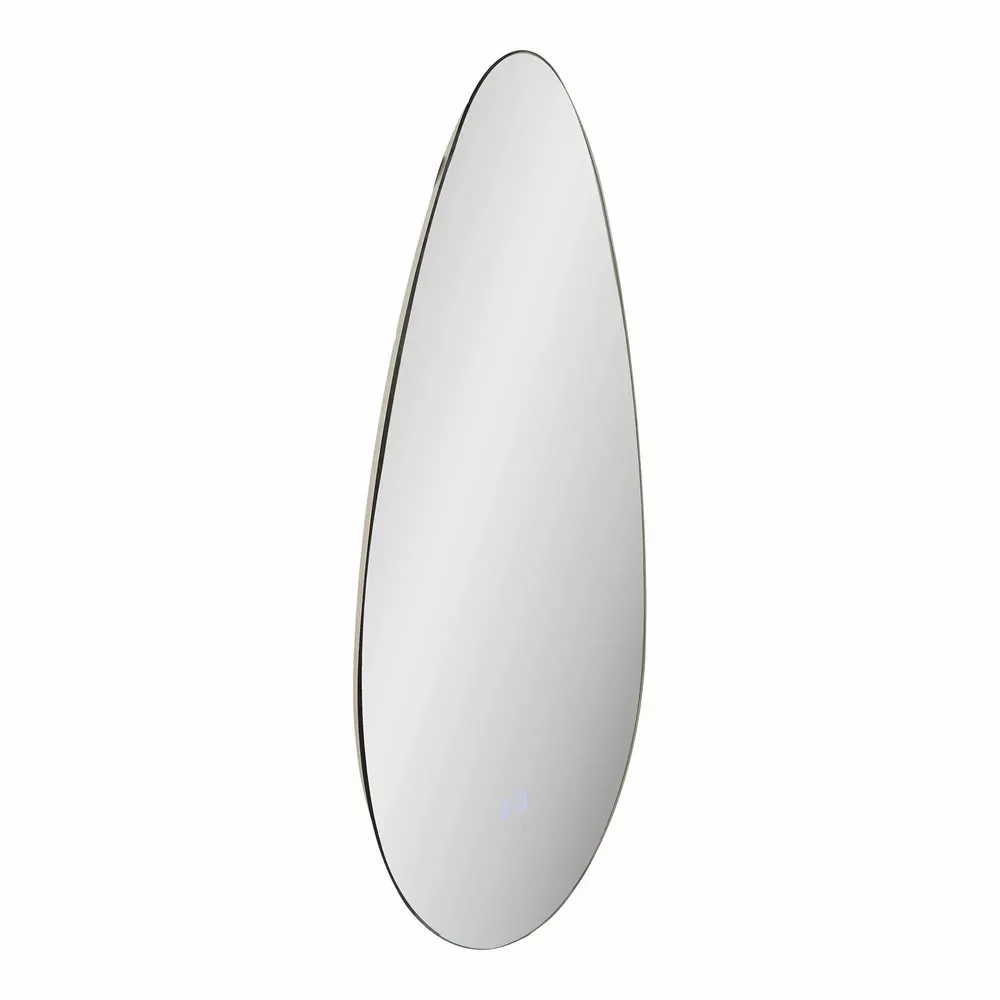 Mirrors - Kiama Mirror with LED, anti-fog and 3 light settings, organic shape, 58×80 cm - HOUSE NORDIC