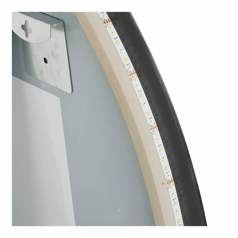 Mirrors - Kiama Mirror with LED, anti-fog and 3 light settings, organic shape, 58×80 cm - HOUSE NORDIC