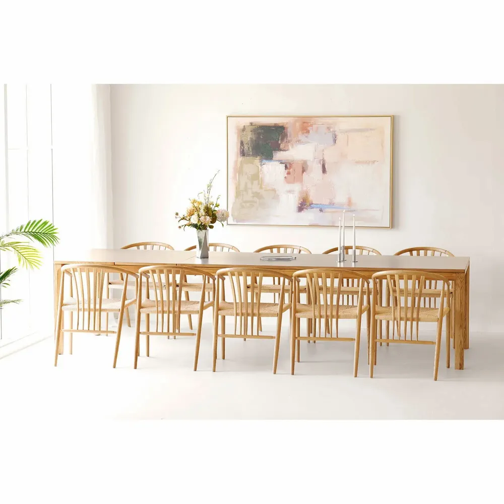 Dining Tables - Dining Set, Bowen Dining Table and 10 Agustin Dining Chairs - HOUSE NORDIC