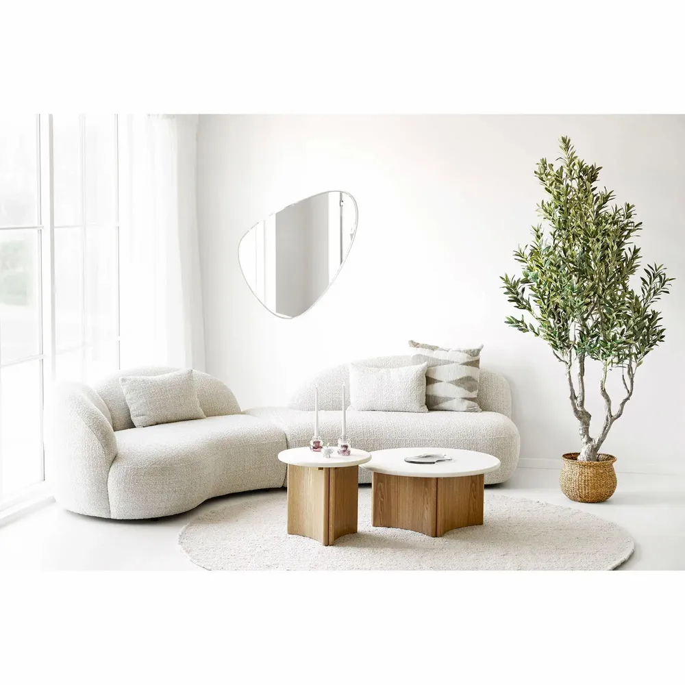 Décorations florales - Olivier, arbre artificiel, vert, H : 220 cm - HOUSE NORDIC