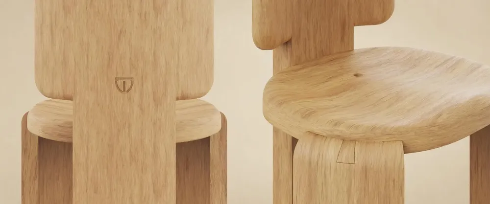 Chaises - Benjamin Bar Chair Indoor Handmade by Wood Tailors Club - WOOD TAILORS CLUB