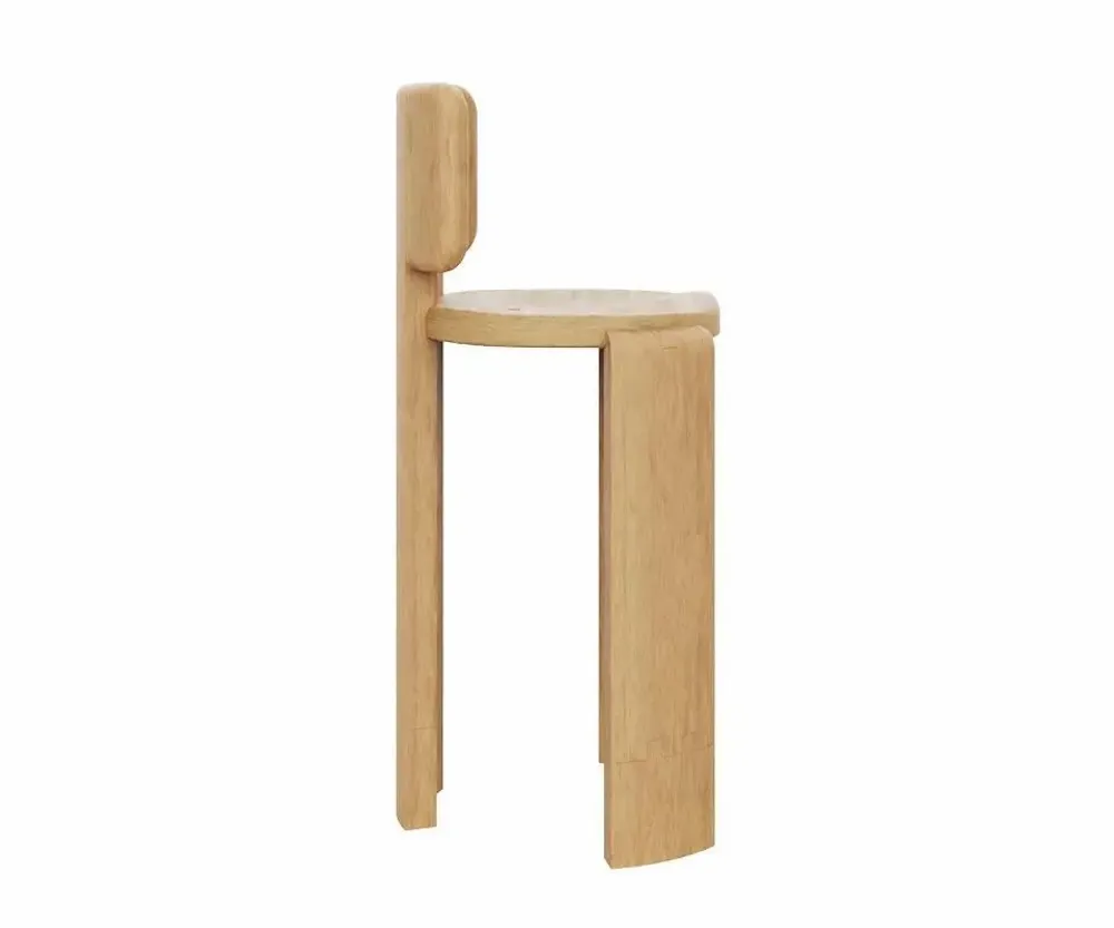 Chairs - Benjamin Bar Chair Outdoor Handmade by Wood Tailors Club - WOOD TAILORS CLUB