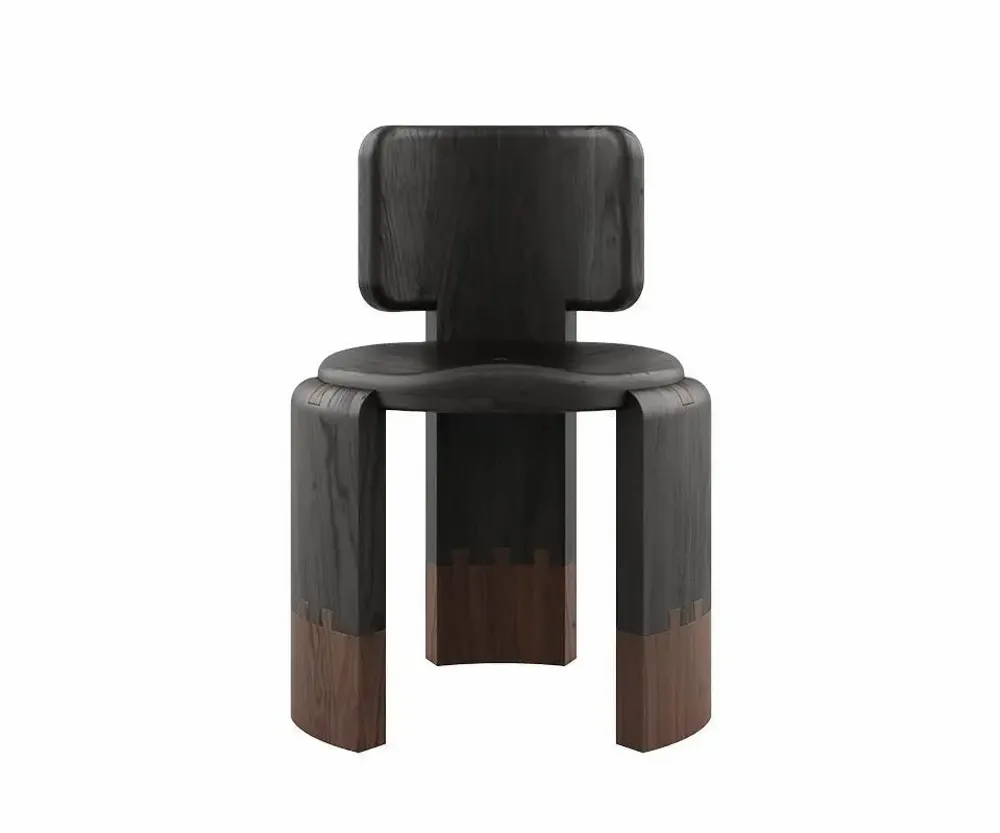 Chairs - Benjamin Dining Chair Indoor Handmade by Wood Tailors Club - WOOD TAILORS CLUB