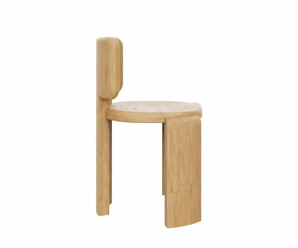 Chairs - Benjamin Dining Chair Indoor Handmade by Wood Tailors Club - WOOD TAILORS CLUB