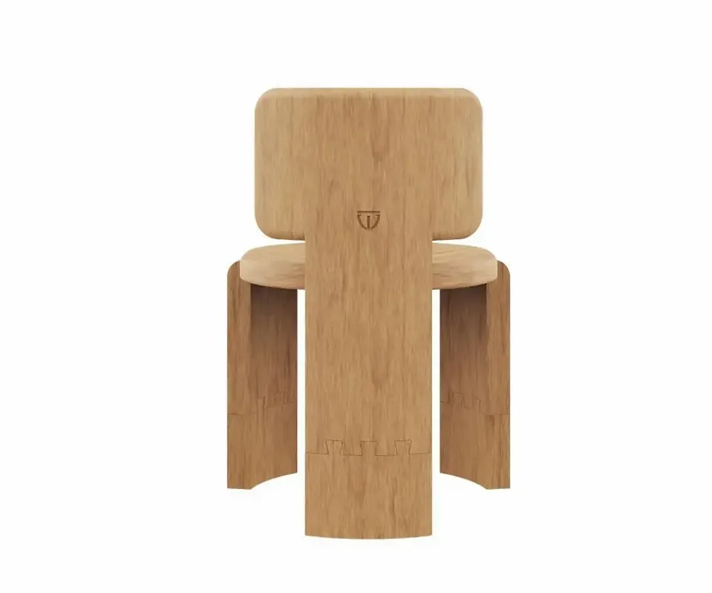 Chairs - Benjamin Dining Chair Indoor Handmade by Wood Tailors Club - WOOD TAILORS CLUB