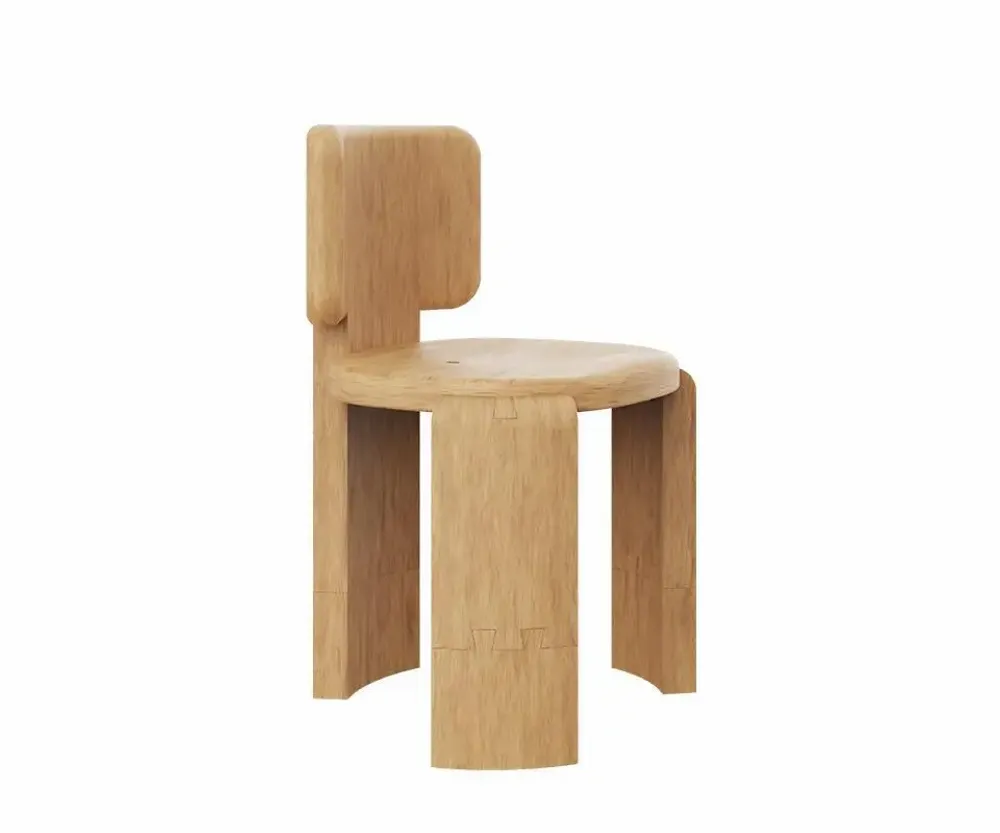 Chaises - Benjamin Dining Chair Outdoor Handmade by Wood Tailors Club - WOOD TAILORS CLUB