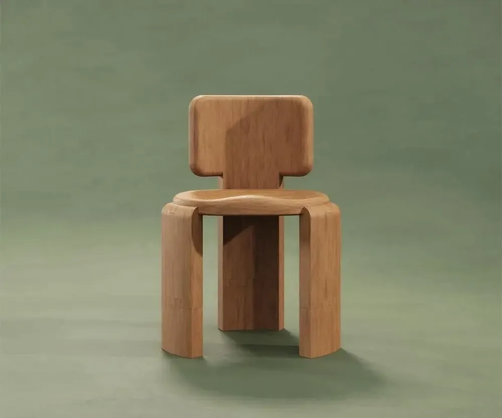 Chaises - Benjamin Dining Chair Outdoor Handmade by Wood Tailors Club - WOOD TAILORS CLUB
