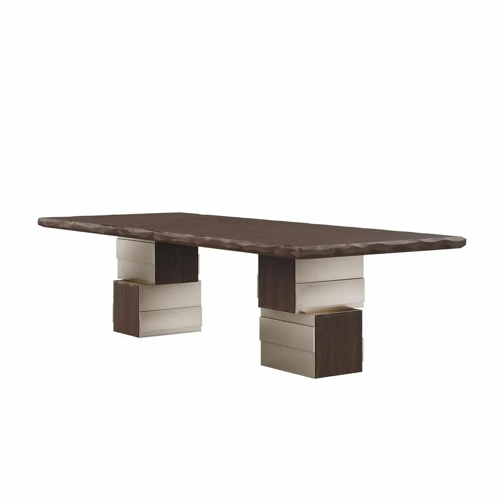 Dining Tables - Anthracite Dining Table Handmade by Porus Studio - PORUS STUDIO