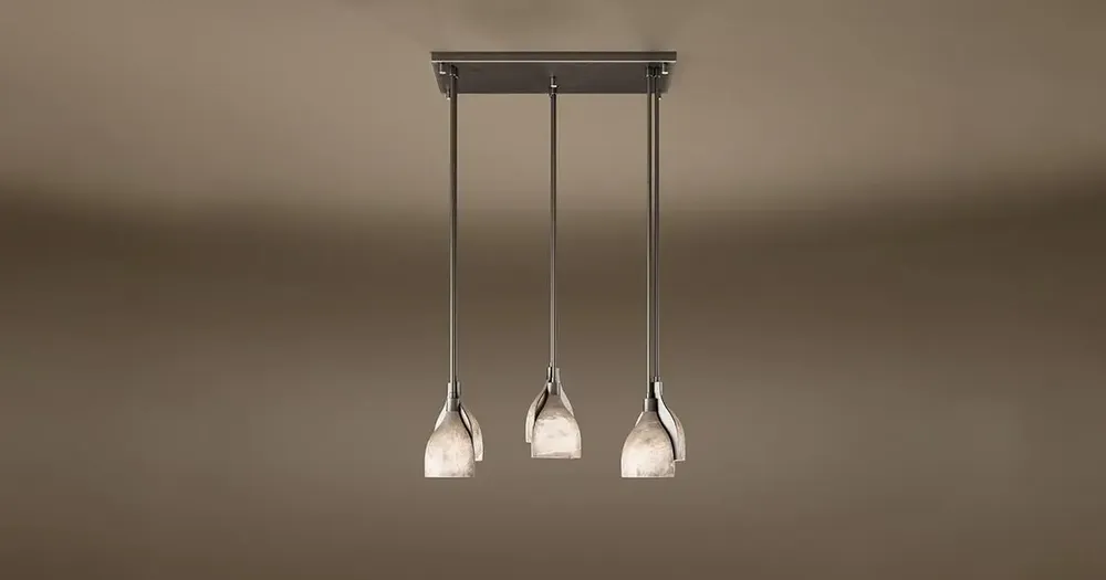 Hanging lights - Foundry II Suspension Lamp Handmade by Porus Studio - PORUS STUDIO
