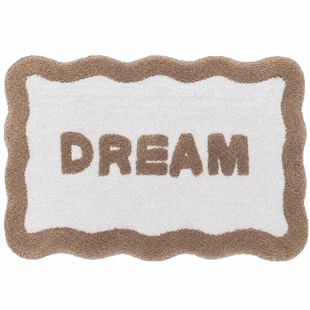 Design carpets - Dream Wavy beige cotton rug - OPJET PARIS