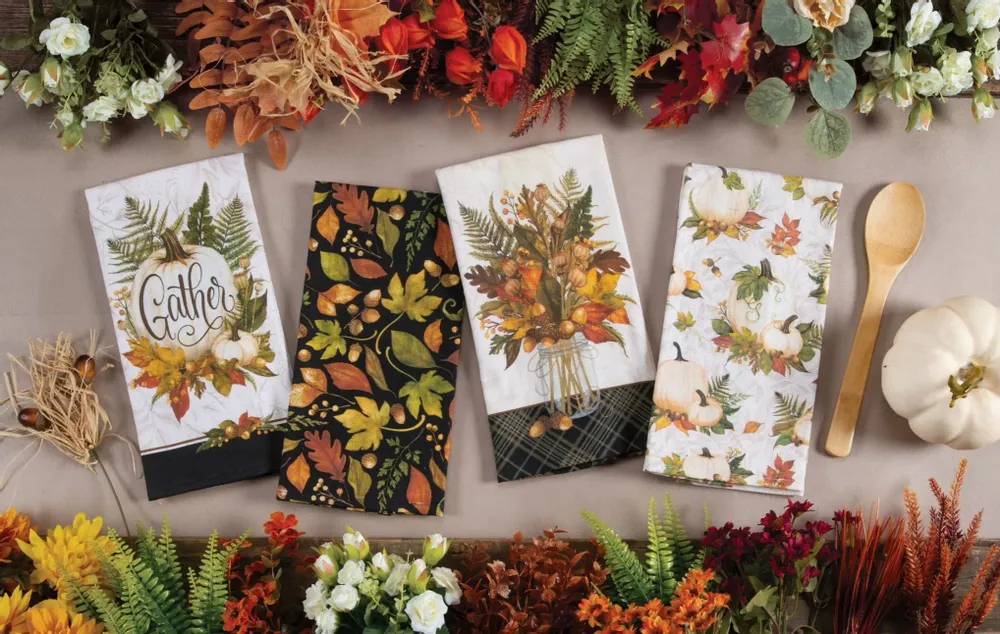 Torchons textile - linge de cuisine Fall splendor - KARENA INTERNATIONAL