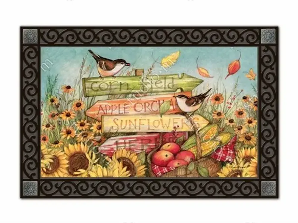 Objets de décoration - Paillasson signs of Fall - KARENA INTERNATIONAL