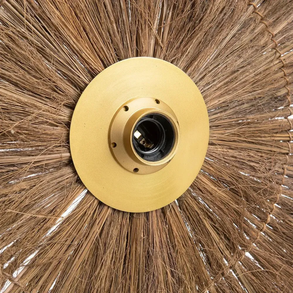 Wall lamps - The Chi-Chi Wall Lamp - Natural Brass - L - BAZAR BIZAR LIVING