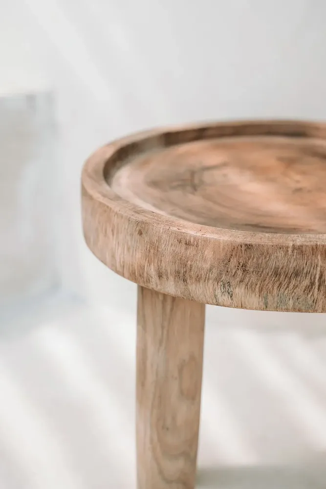 Coffee tables - The Samanea Side Table - Natural - BAZAR BIZAR LIVING