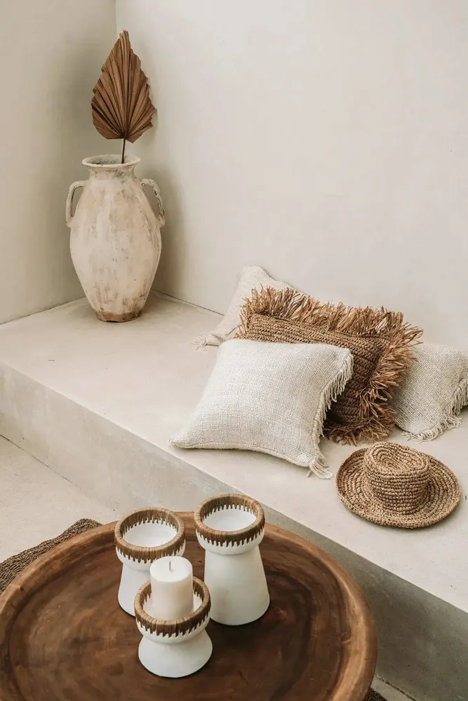 Candlesticks and candle holders - The Pretty Candle Holder - White Natural - M - BAZAR BIZAR LIVING