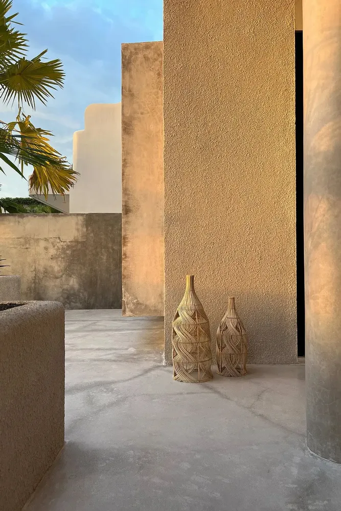 Floor lamps - The Garaffa Pendant - Natural - M - BAZAR BIZAR LIVING