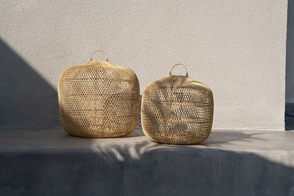 Blinds - The Batu Bolong Pendant - Natural - M - BAZAR BIZAR LIVING