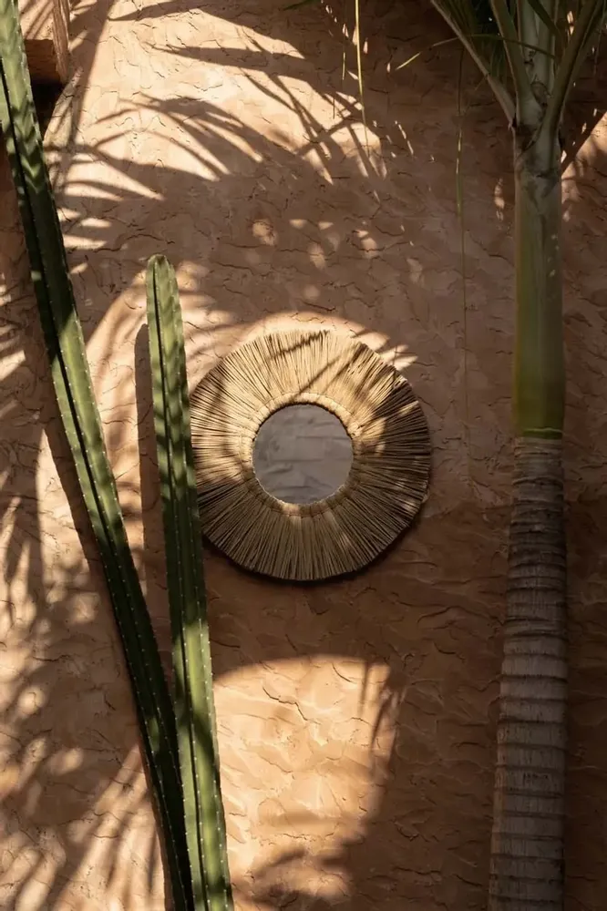 Miroirs - Le Miroir Alang Alang - Naturel - M - BAZAR BIZAR LIVING