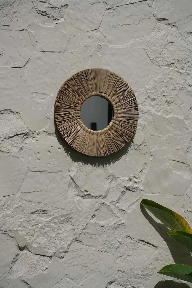 Miroirs - Le Miroir Alang Alang - Naturel - M - BAZAR BIZAR LIVING