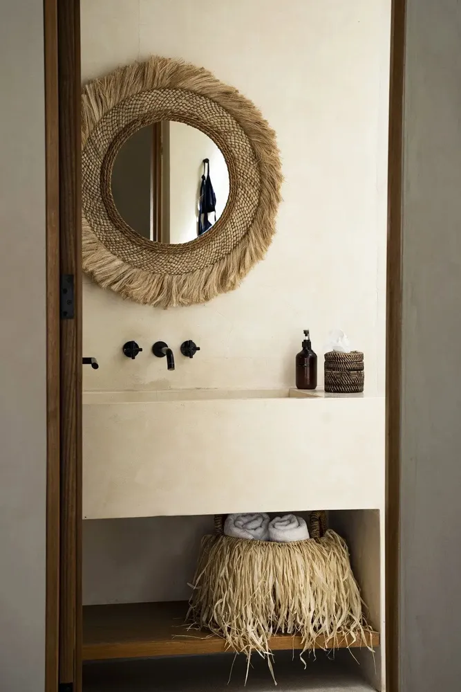 Mirrors - The Capri Mirror - Natural - L - BAZAR BIZAR LIVING