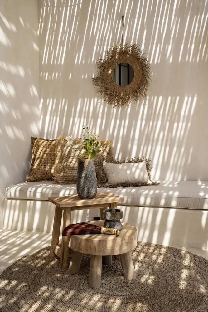 Mirrors - The Rotan Mirror - Natural - M - BAZAR BIZAR LIVING