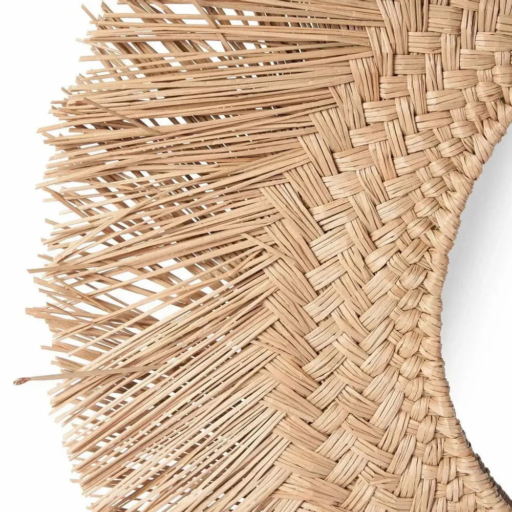 Mirrors - The Rotan Mirror - Natural - M - BAZAR BIZAR LIVING