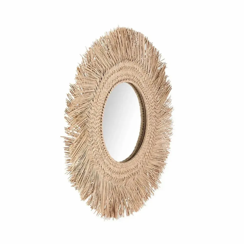 Mirrors - The Rotan Mirror - Natural - M - BAZAR BIZAR LIVING
