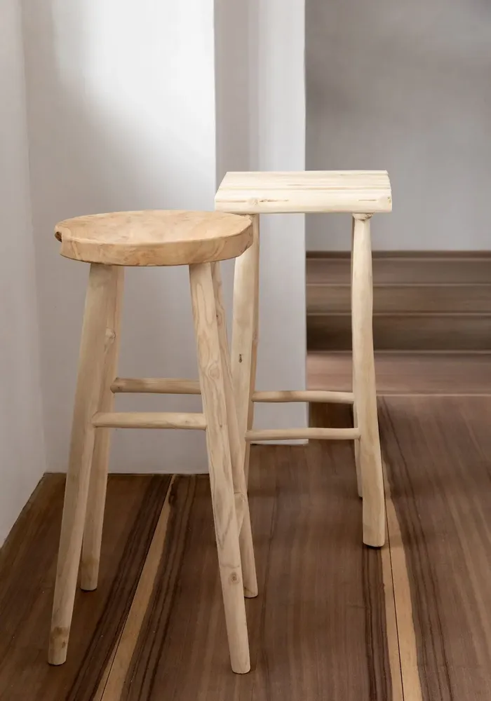 Stools - The Island Bar Stool - Natural - BAZAR BIZAR LIVING