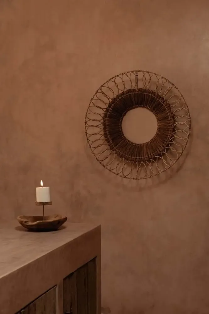 Candlesticks and candle holders - The Candle Plate - Natural - BAZAR BIZAR LIVING