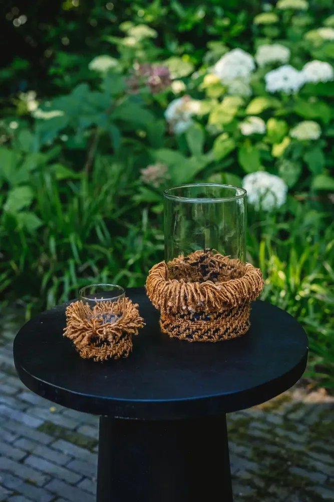 Candlesticks and candle holders - The Oh My Gee Candle Holder - Cinnamon Black - XXL - BAZAR BIZAR LIVING