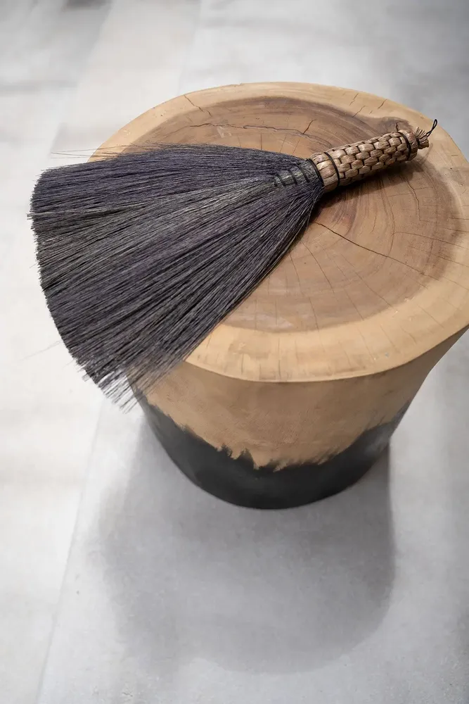 Tabourets - Le Tabouret Morocho - Noir Naturel - BAZAR BIZAR LIVING