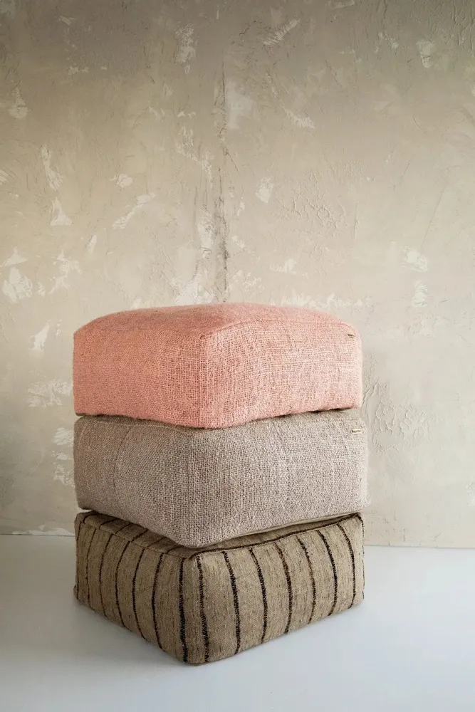 Poufs - Le Pouf Oh My Gee - Rose Saumon - BAZAR BIZAR LIVING