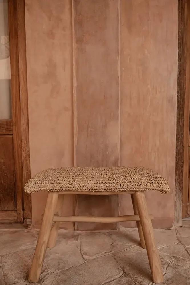 Bancs - Le Banc En Raphia - Naturel - BAZAR BIZAR LIVING