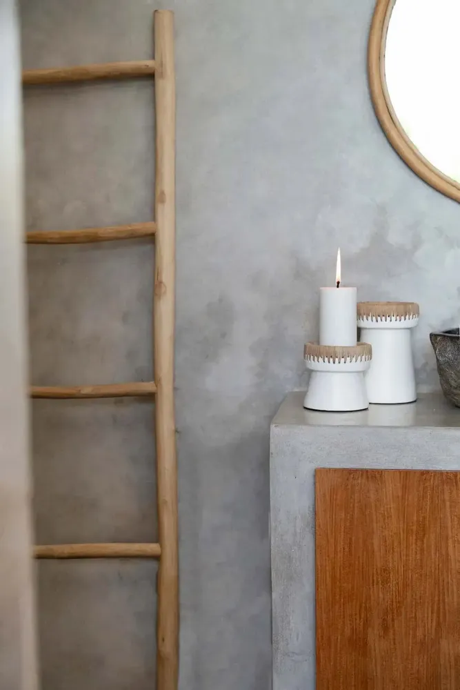 Candlesticks and candle holders - The Pretty Candle Holder - White Natural - L - BAZAR BIZAR LIVING