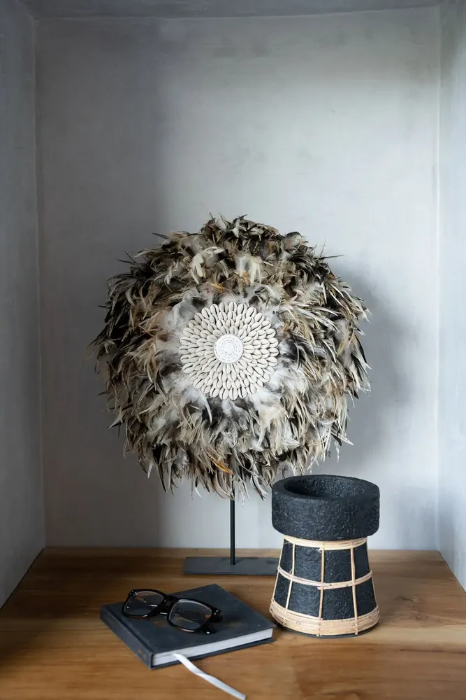 Bougeoirs et photophores  - Le Bougeoir Serene - Noir Naturel - M - BAZAR BIZAR LIVING