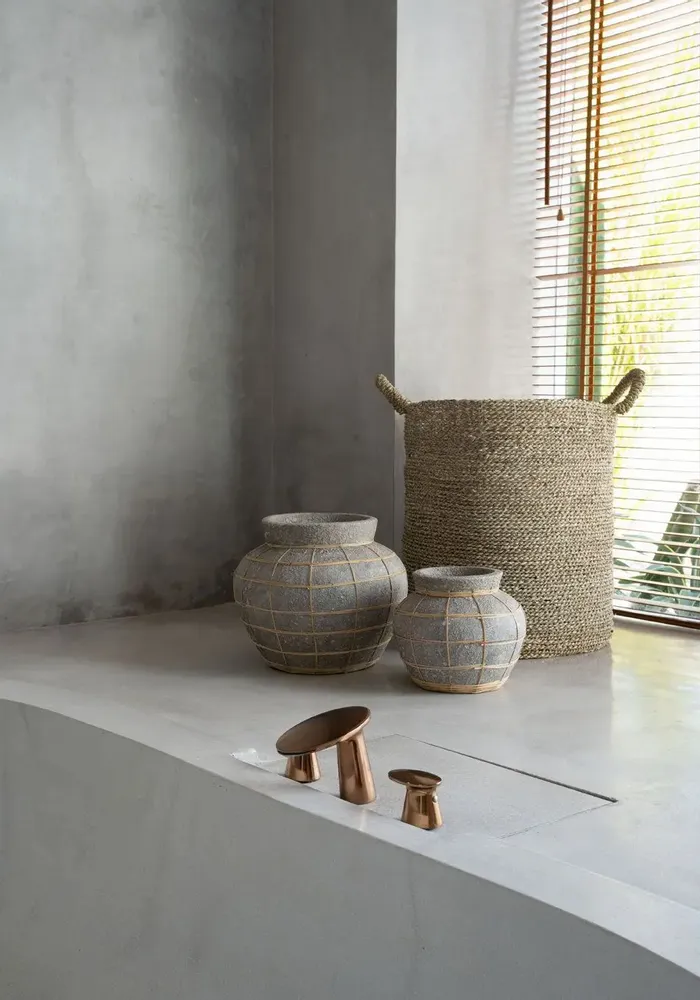 Vases - The Belly Vase - Concrete Natural - S - BAZAR BIZAR LIVING