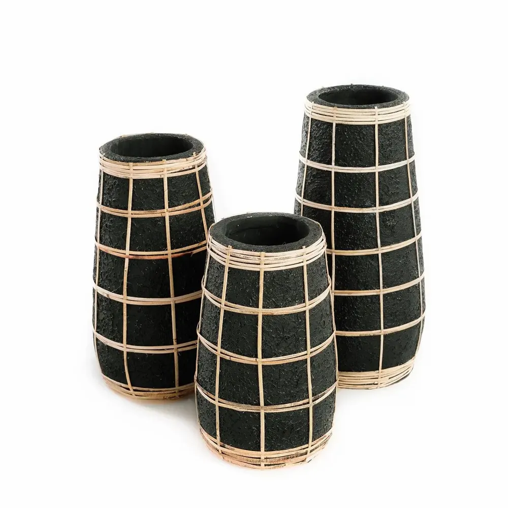 Vases - Le Vase Cutie - Noir Naturel - M - BAZAR BIZAR LIVING