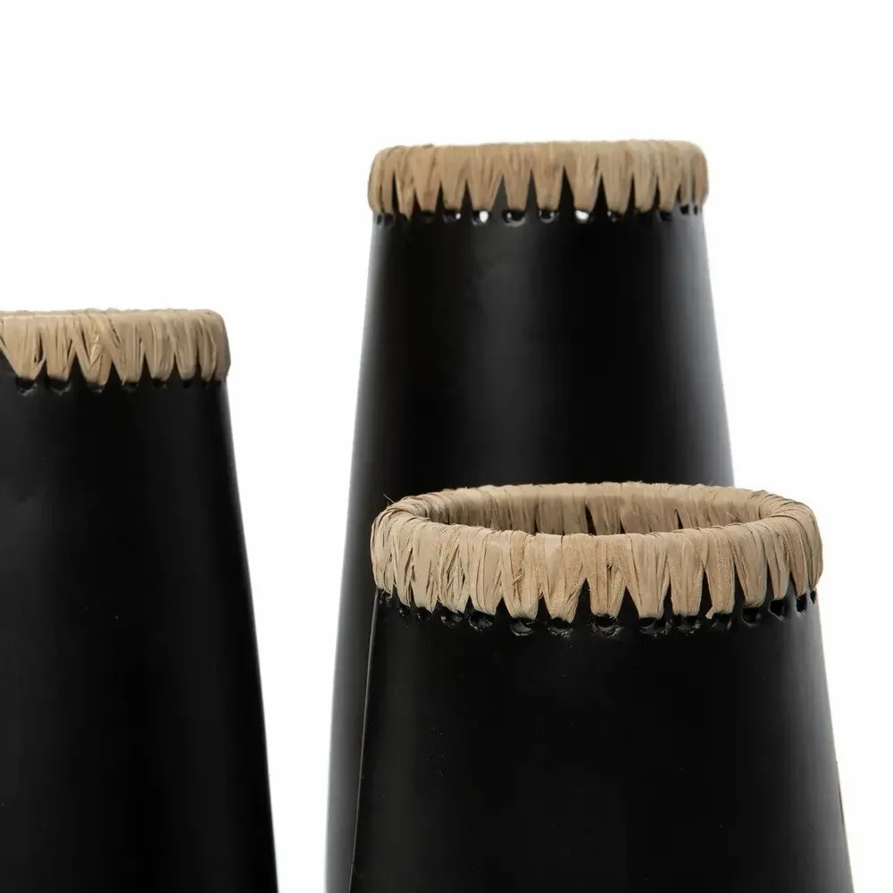 Vases - Le Vase Sneaky - Noir Naturel - L - BAZAR BIZAR LIVING