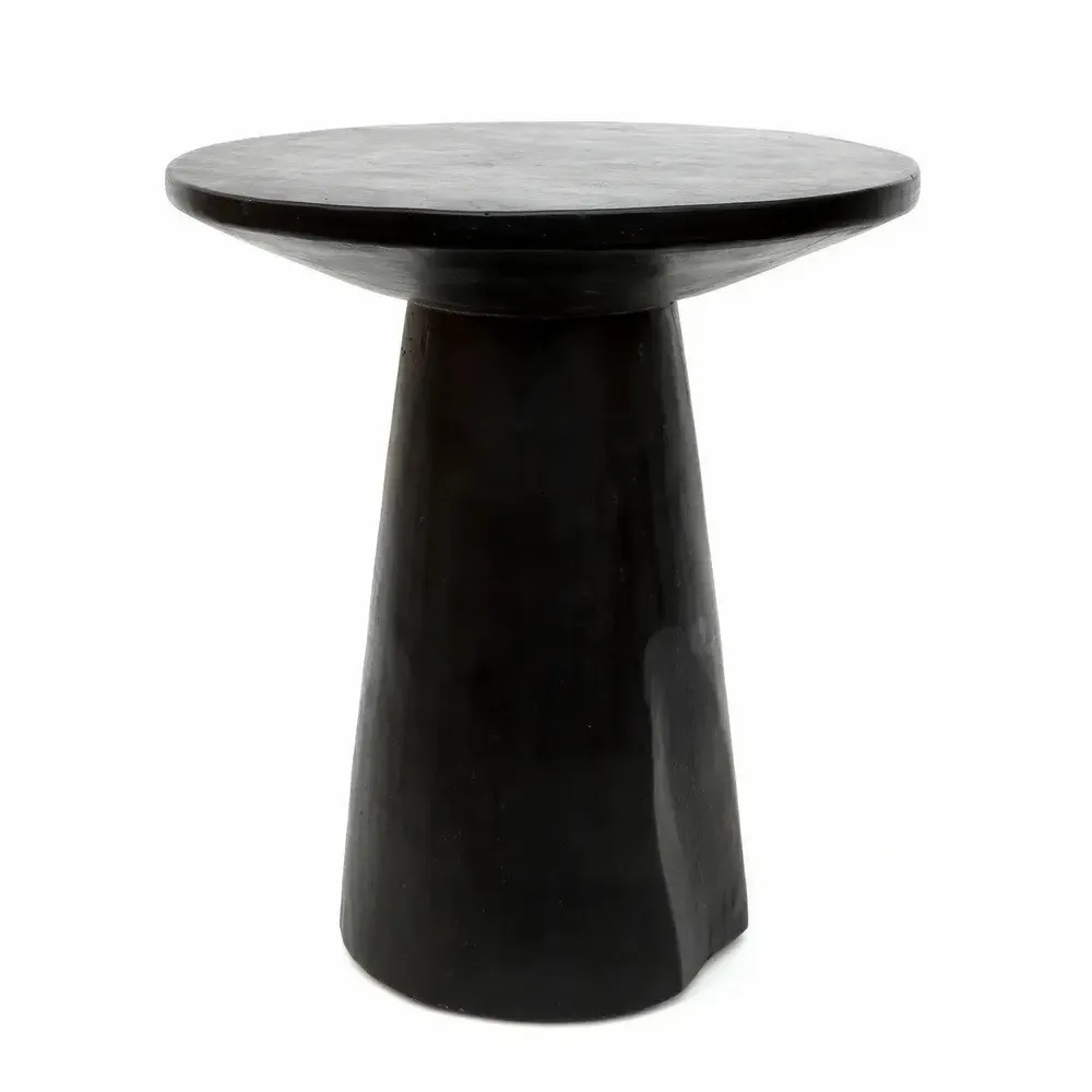 Autres tables  - La Table d’Appoint Timber Conic - Noir - 50 - BAZAR BIZAR LIVING