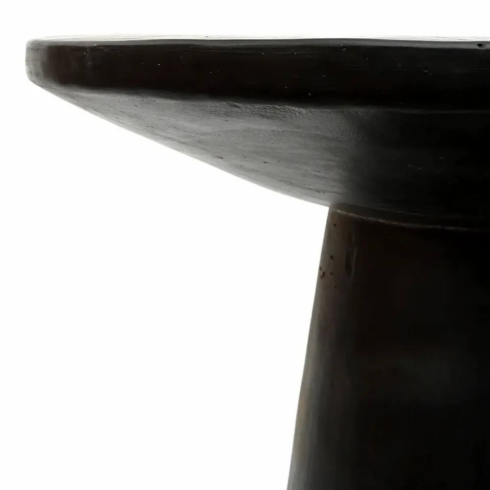 Autres tables  - La Table d’Appoint Timber Conic - Noir - 50 - BAZAR BIZAR LIVING
