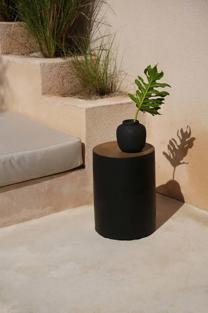 Stools - The Tribe Stool - Natural Black - BAZAR BIZAR LIVING