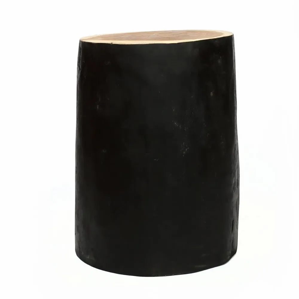 Stools - The Tribe Stool - Natural Black - BAZAR BIZAR LIVING