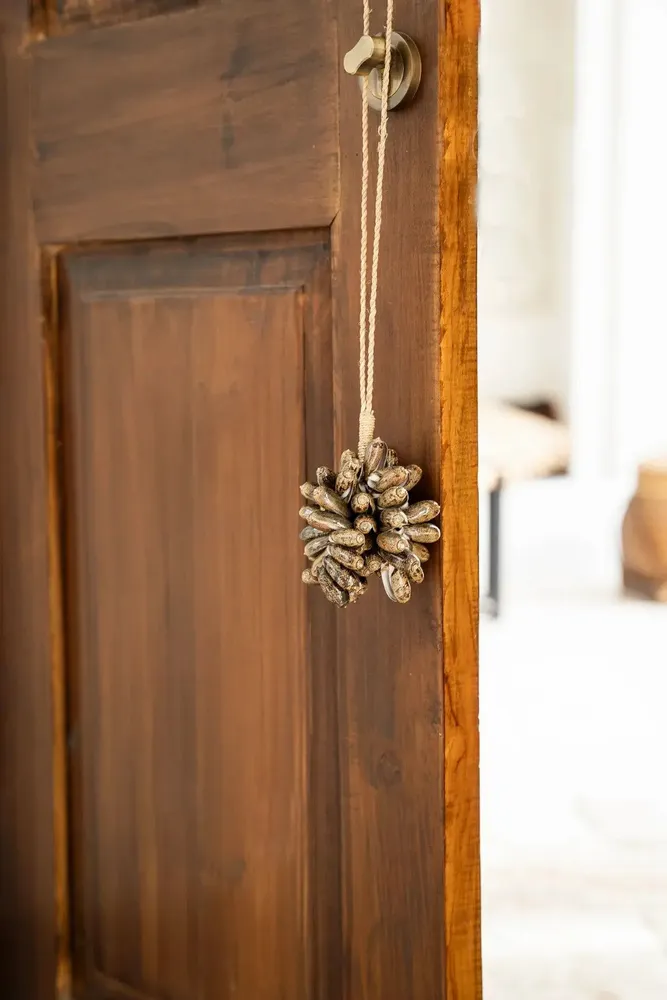 Decorative objects - The Brown Cowrie Shell Tassel - BAZAR BIZAR LIVING